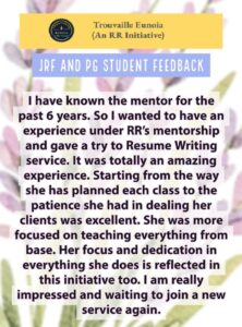 Creative Resume Feedback