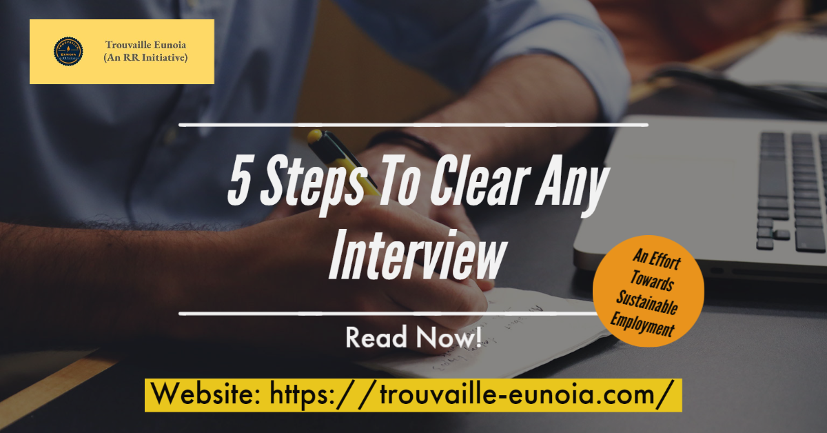 Five Steps To Clear Any Interview